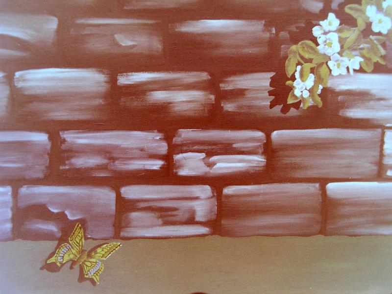 Frühlingsmauer, 1975, Öl-Leinen, 70x50.jpg